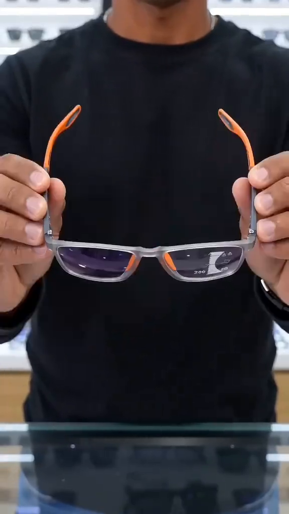 Gafas progresivas fotocromáticas con marco TR90 y bisagras de resorte