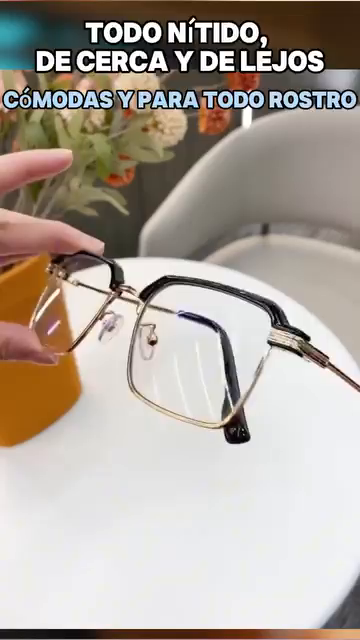 Lentes multifocales: todo nítido de cerca y de lejos, cómodos para todo rostro